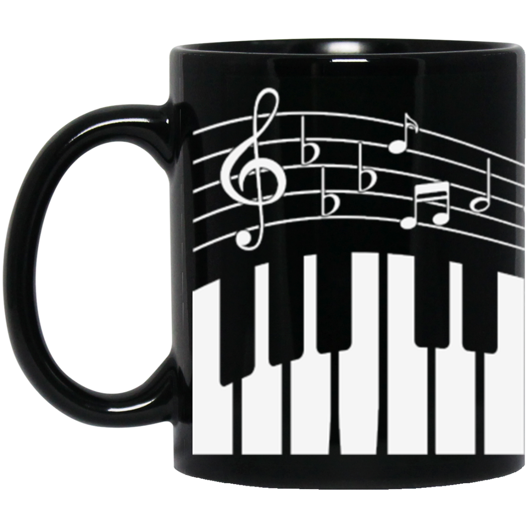 Treble clef mug -11 oz