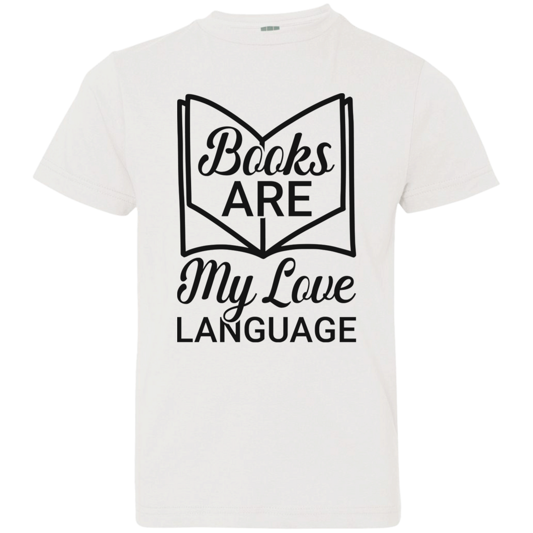 3 6101 Youth Jersey T-Shirt Books Love Language