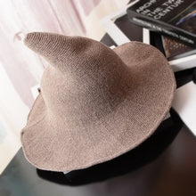 Load image into Gallery viewer, Witch Wool Knitted Hat
