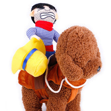 Load image into Gallery viewer, Pet Costumes Cowboy Rider Dog and Cat
