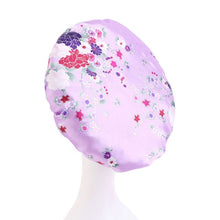 Load image into Gallery viewer, Women Satin Round Cap Sleep Hat Hair Protection Care

