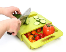 Load image into Gallery viewer, Sink drain cutting board &amp; Plastic cutting board &amp; Fruit plate kitchen tools
