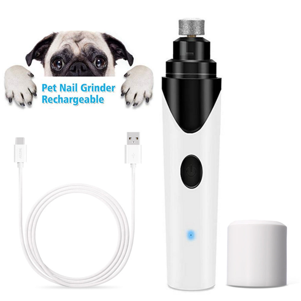 Rechargeable Pet Nail Grinder Dog Nail Clippers Painless USB Electric