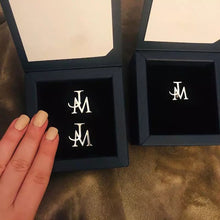 Load image into Gallery viewer, Sherman Custom Men&#39;s Cufflinks Personalized  Custom Logo Cufflinks For Mens Stainless Steel Jewelry  Wedding  Gift
