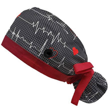 Load image into Gallery viewer, Unisex Adjustable Scrubs Cap With Buttons
