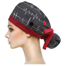 Load image into Gallery viewer, Unisex Adjustable Scrubs Cap With Buttons
