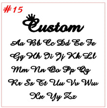 Load image into Gallery viewer, Sherman Customized Name Logo Cufflinks Trendy Men&#39;s Shirt Cuff Buttons Wedding Jewelry Gifts
