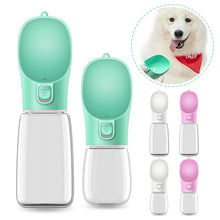 Load image into Gallery viewer, Portable Pet Dog Water Bottle 350/550ML Food dispenser
