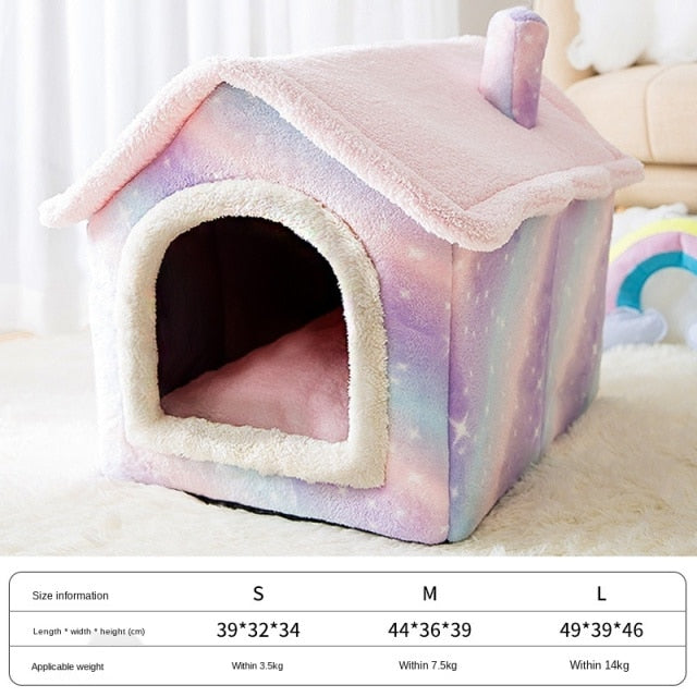 Pet Cat House Foldable Good for Sleep