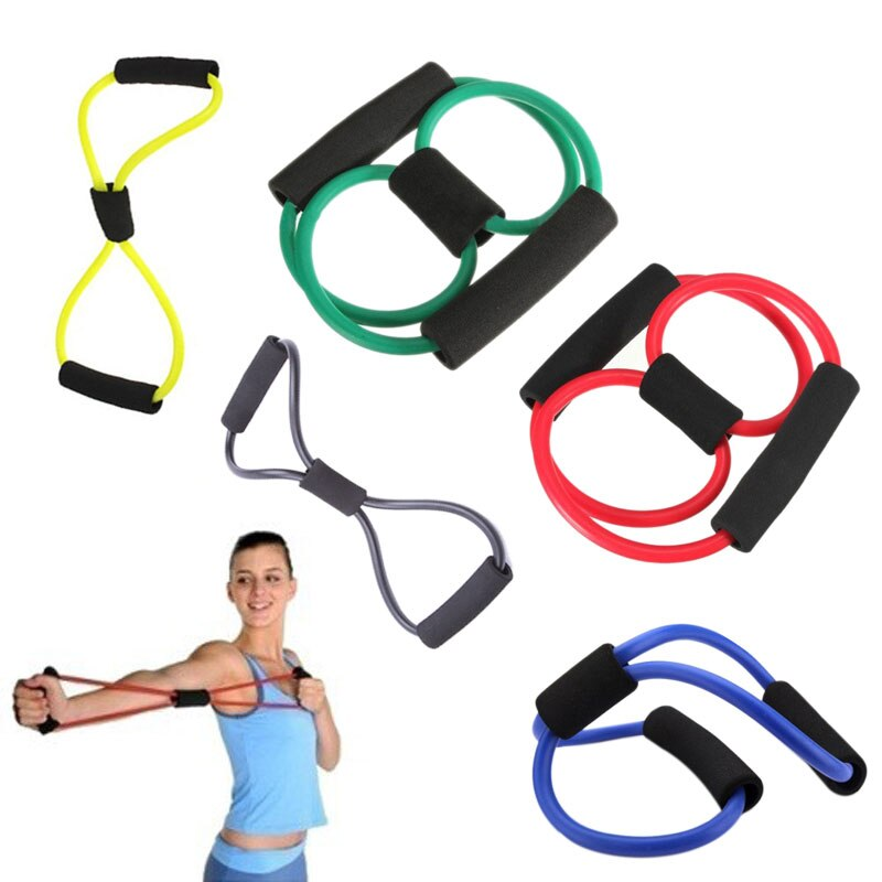 Rubber Tube Weight Expansion Back Control Fitness Rope