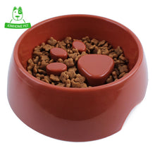 Load image into Gallery viewer, Slow Dog Feeder Bowl ,Plastic Paw Print
