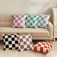 Load image into Gallery viewer, Nordic Plaid Pillow Cover
